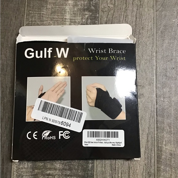 Flexible Wrist Brace Carpal Tunnel Tendinitis Arthritis 2pk - Picture 9 of 9